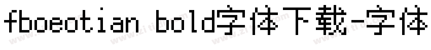 fboeotian bold字体下载字体转换